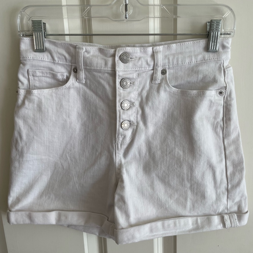 Banana Republic Womens White Jean Shorts